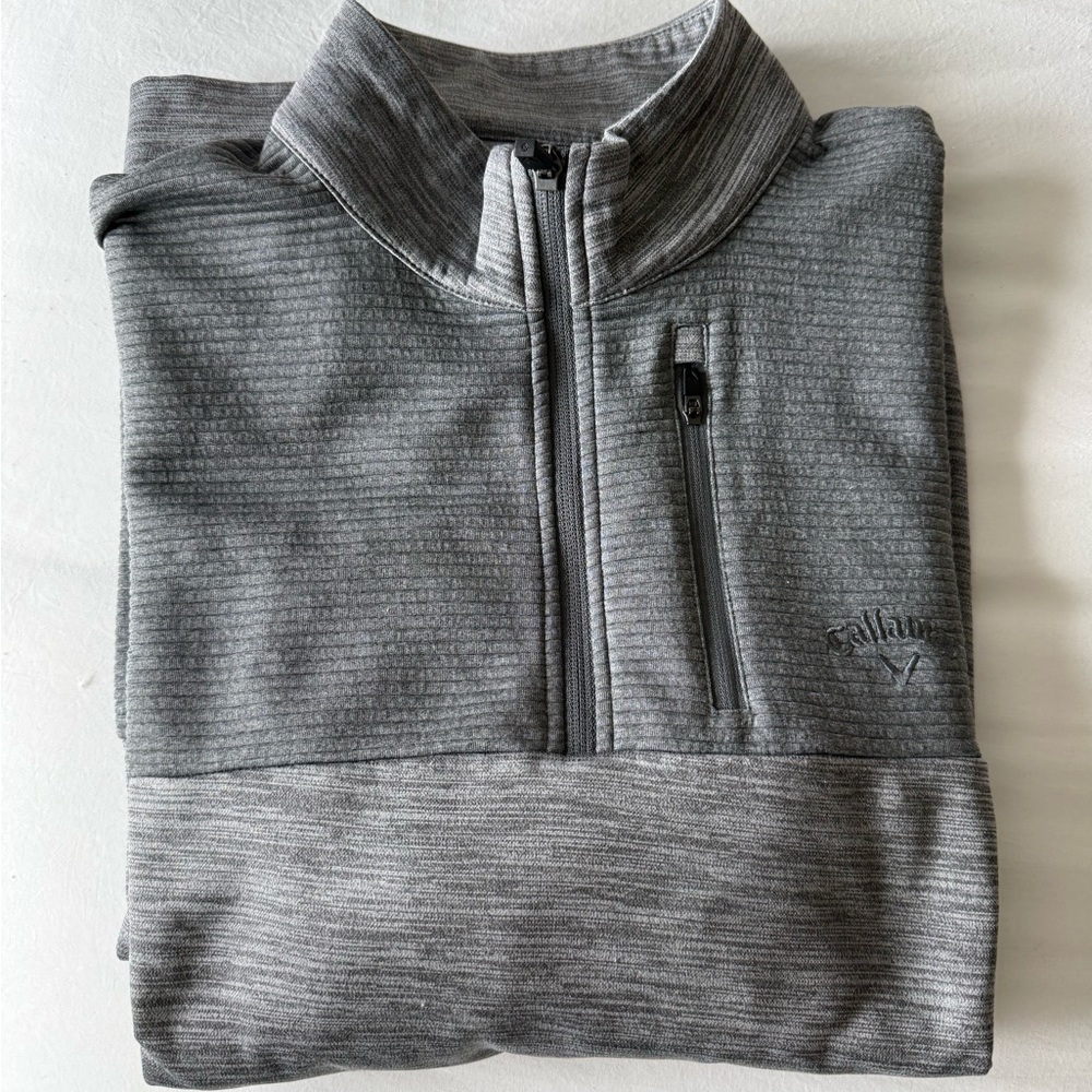 Callaway Men's Gray Quarter-Zip